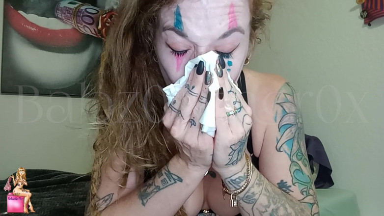 Babz0nther0x: Allemaal niezen clowngezicht