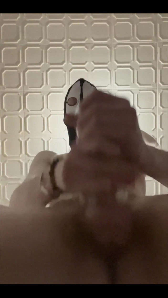 Johnny69227: 7 Inch (18cm) Hot Cock Owned by a Masked Slim Twink....