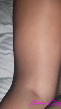 Black Pantyhose Couple Rub, Feet and Sex