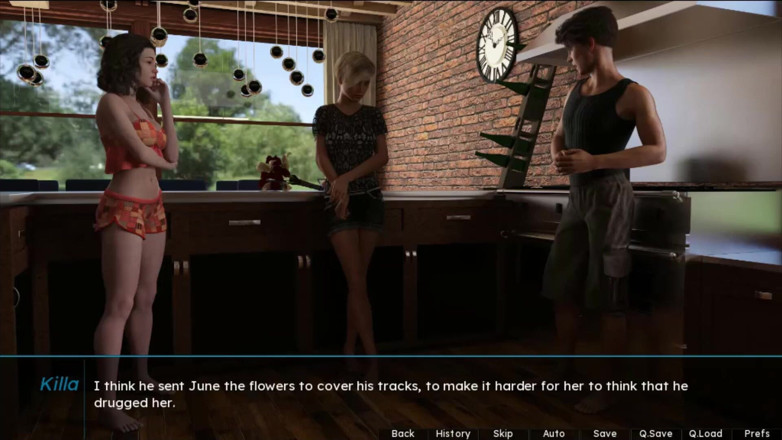 Visual Novels: Summer scent part 7 (stepsister route)