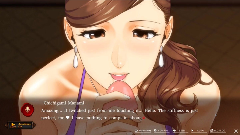 NSFWOtaku: Hentai Game - Professional Deepthroat Performance - a Gigantic-breasted MILF’s Devotional Oral...