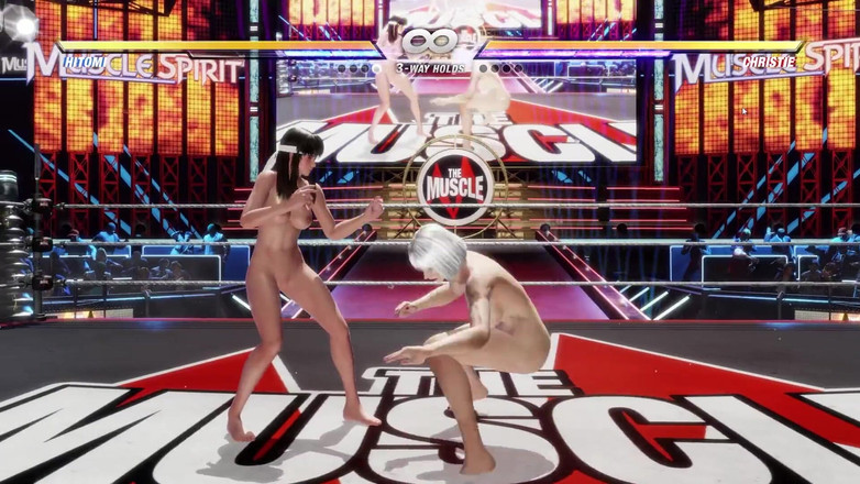 LewdArcade: 죽은 또는 살아있는 누드 게임 플레이 [04부] | 히토미 vs 크리스티