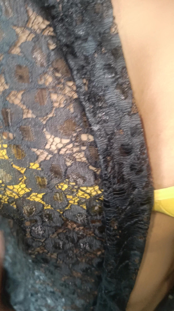 Inba: Abito trasparente di colore nero