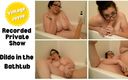 Cute Jayne: Gravado privado show dildo em banheira