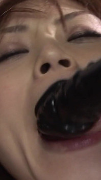 Bound Brunette Babe in Intense Fetish Orgasm Session
