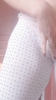 Masturbatie in panty