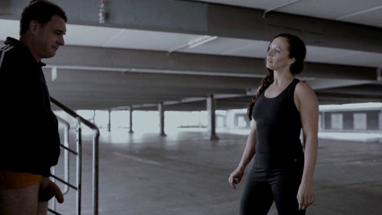 Amalie von Stein: In a car park ballbusted this stranger!