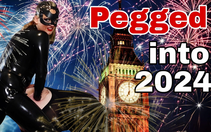 Training Zero: Pegg in 2024 domina-sklavin, pegging-strapon im latex-catsuit