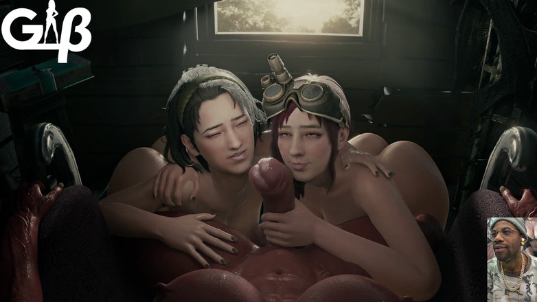 L6RD7BLU3 FUTA: Dvě uklízečky děvky lízají na velké prsa transgender BBC, Mad...