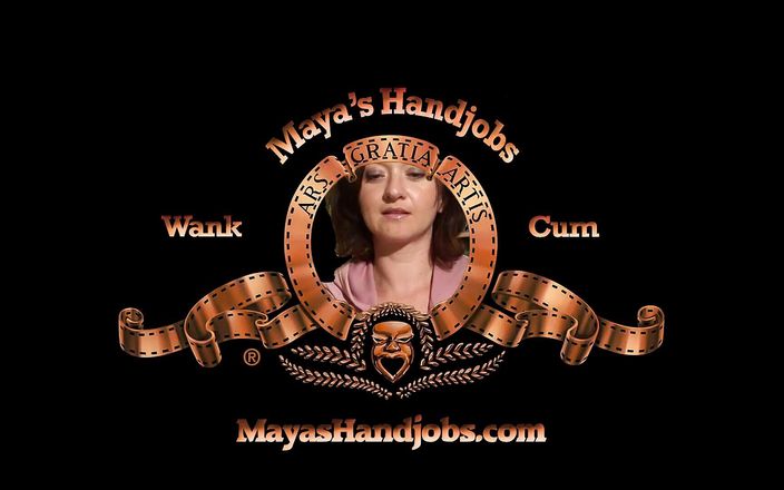 Mayas Handjobs: Big cumshot with tied balls