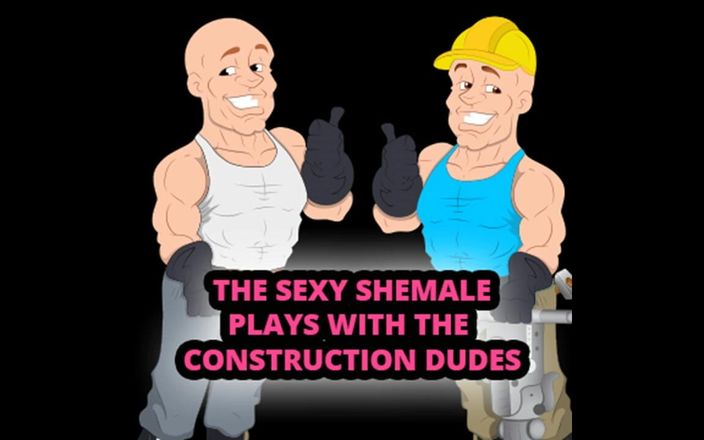 Gaypornaudio: The Sexy Shemale Plays with the Construction Dudes