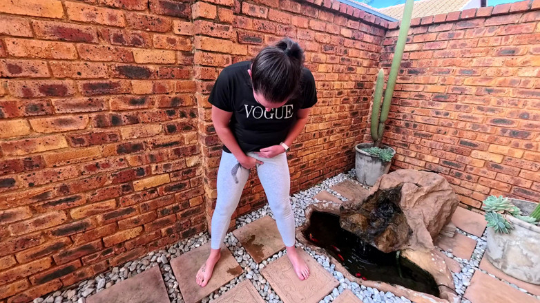 Brown Eyed Devil: Chubby Slut Piss Desperation, Pants Wetting Compilation