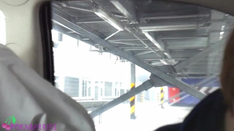 Ethan Alex: Receiving feetjob on car parking
