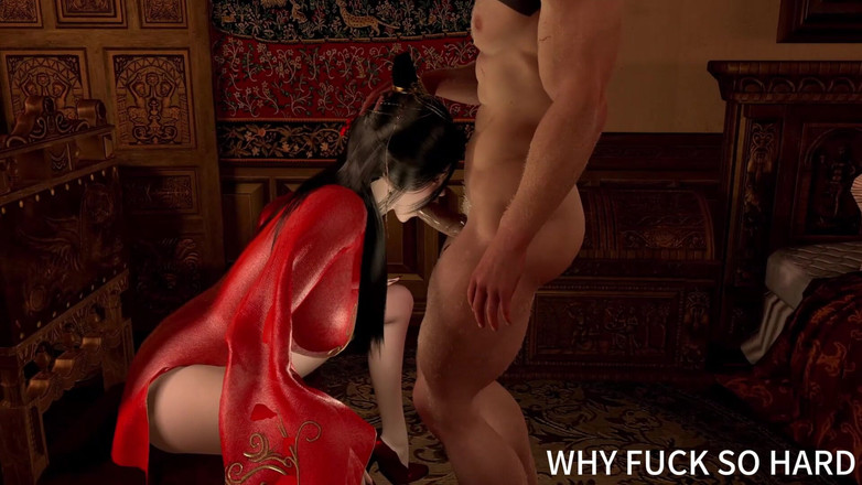 Why fuck so hard: 3Dセクシーなアジアの花嫁は、彼女の濡れた猫をビッグディックでとても激しく犯されました