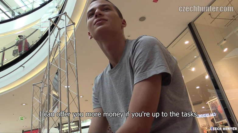 Czech Hunter: Slim Czech Hunter Buys Underwear From Lonely Before Hot Bareback...