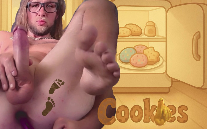 Cookies: お尻にバイブレーターを入れたこのトランス女性には、近所の人に聞こえるほどの大きなオーガズムがあります