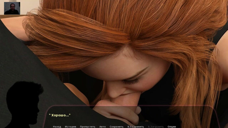 3DXXXTEEN2 Cartoon: Girl sucks the guy's dick under the table in the...