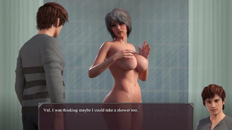 NaughtyPlayz: La esposa del hermanastro me enseña a ducharse juntos