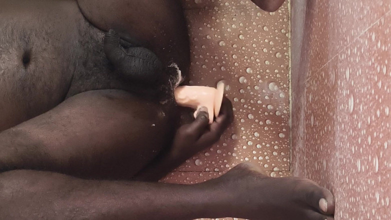 Twinky shadow: 내 딜도로 빠른 애널 자위로 전립선 오르가즘