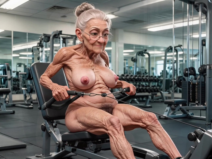 Narata12: Old Ladies in the Gym