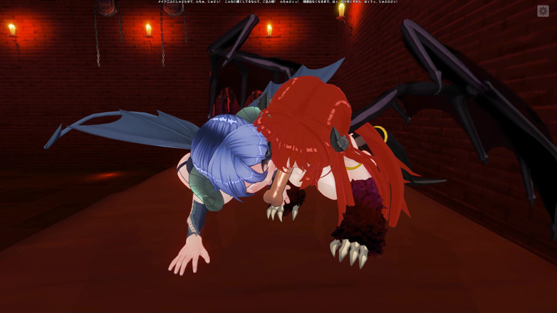 H3DC: 3D Hentai. POV Two succubus suck your cock until creampie