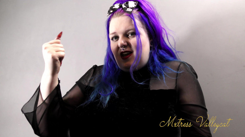 Mxtress Valleycat: Cum in your own mouth for me