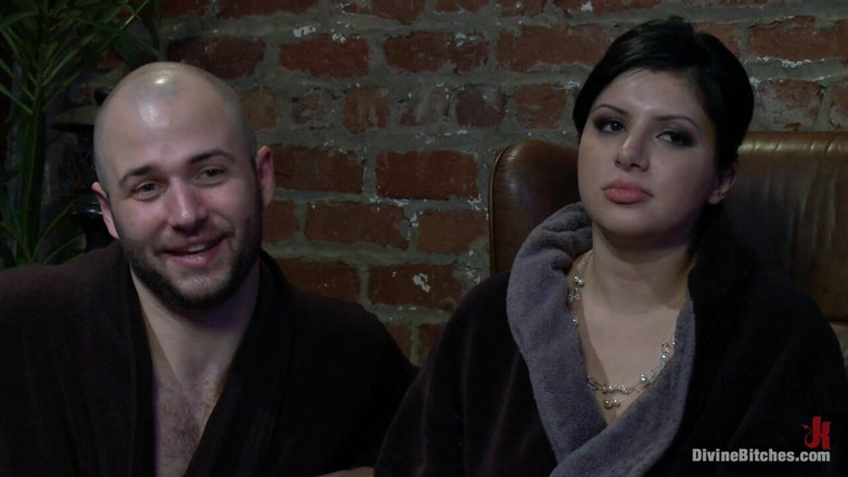 Divine Bitches by Kink: Cuckold Husband: eat His Cum, Cuck!
