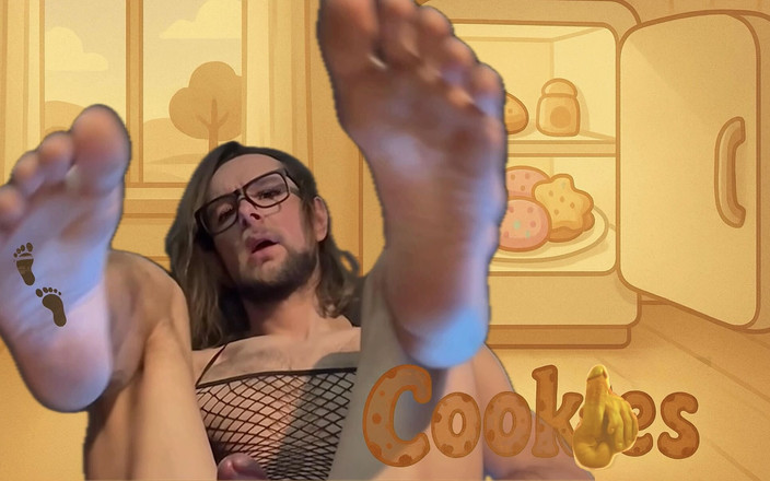 Cookies: 当她抬起脚时，她会潮吹，然后射在她的屁股上