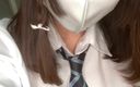 Gionji Miyu: [Miyu&amp;#039;s fantasy] Telephone sex with her boyfriend in her school...