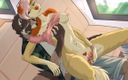 LoveSkySan69: Furry hentai - sexo y las tetas peludas parte 17 - afuera y...