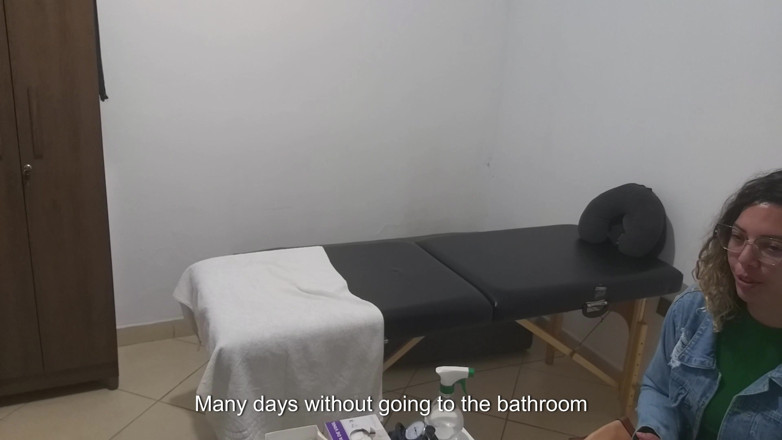 Gabi SweetCouplesStories: Real Doctor Examines the Patient's Anus and Breasts