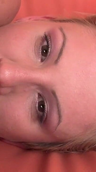 Blonde Teen Fists Ass Before Getting Her Tight Holes Screwed by a Experienced Man