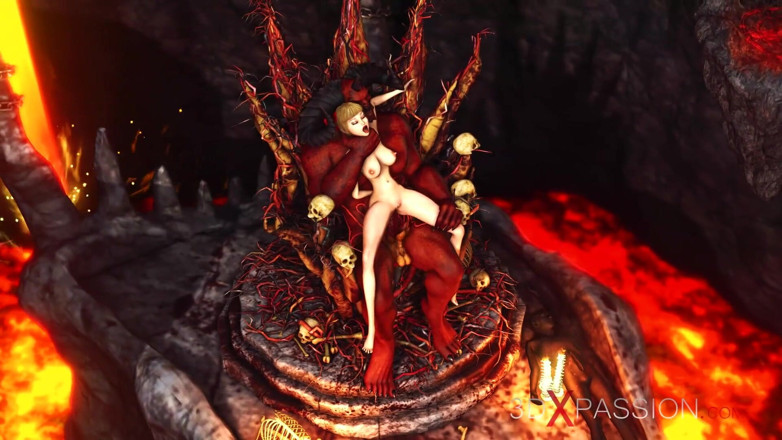 3dxpassion: Inferno. Hot sex in hell. Devil fucks hard a young...
