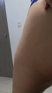 Big Dick Black Boyfriend Curious About His Small Tits Hot Latina Girlfriend Body Count Sexy Blue Thong - Jhodez1