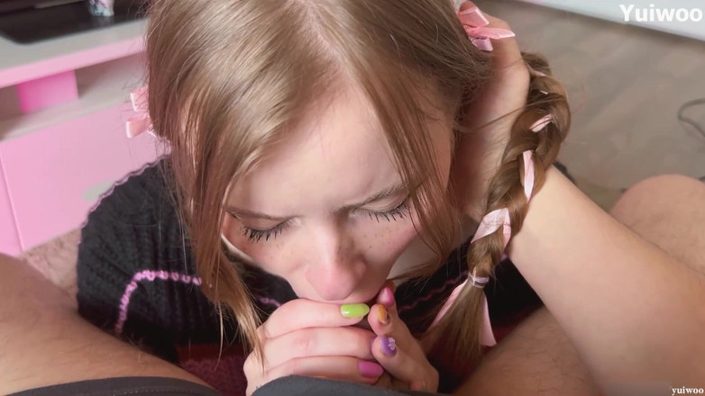 Yuiwoo: Ultra ögonkontakt avsugning, gröna ögon