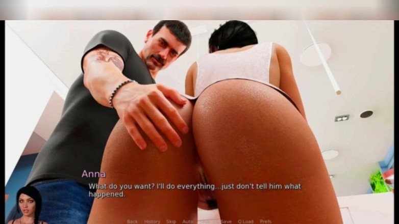 3DXXXTEEN2 Cartoon: अन्ना को सच्चाई का पता चलता है । 3डी अश्लील कार्टून सेक्स