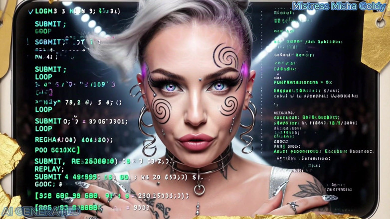Goddess Misha Goldy: Kejelasan selepas kacang tidak berfungsi di sini.