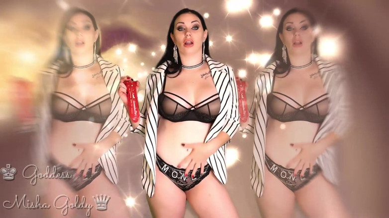 Goddess Misha Goldy: From now on, you can no longer jerk off without...