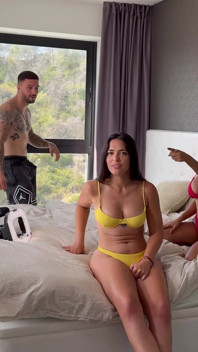 Bts za kamerą z najlepszymi tyłkami. Kesha Ortega, Nuria Millán, Josy Black - Część 1