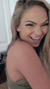 Innocent Teen Athena Faris Gets Surprise From Stepbro