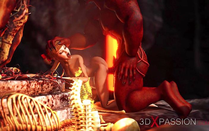 3dxpassion: Inferno. Hot sex in hell. Devil fucks hard a young...