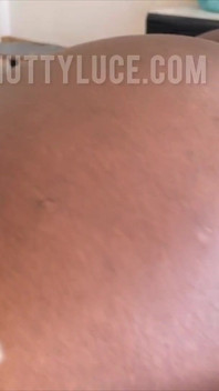 Ebony Solo Anal Backshots