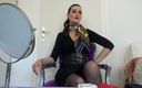 Lady Victoria Valente: Silk Scarves to Go with An Elegant Black Dress