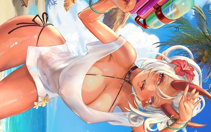 Adult Games by Andrae: Ep5: Wet-shirt Beach Fun with Asaka - King of Kinks