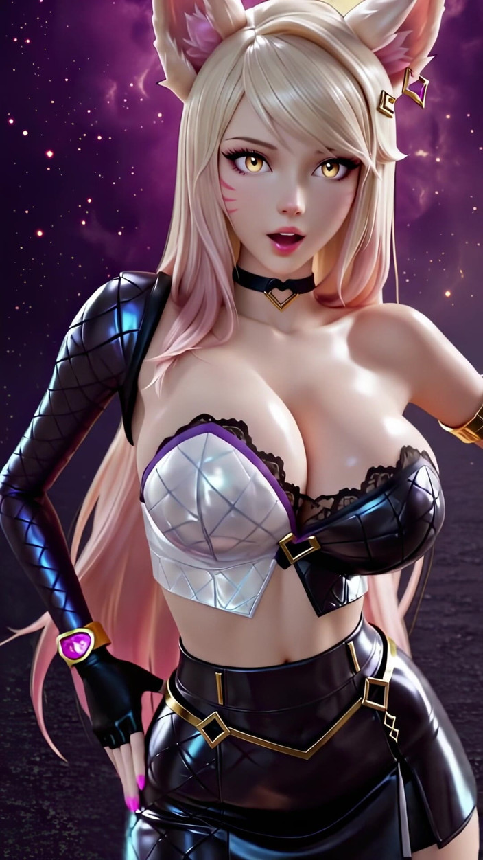 3D-Hentai Games: Tarian memikat Ahri (ive - Love Dive)