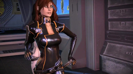 Rikolo: Dat Ass - Futa Shepard menggesel batangnya pada pantat Miranda