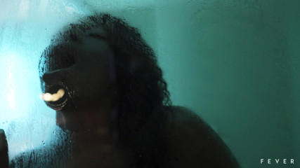 Fever Films: This delicious ebony masturbated in the hotel bathroom
