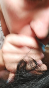 First Hairjob & Cum on Hair
