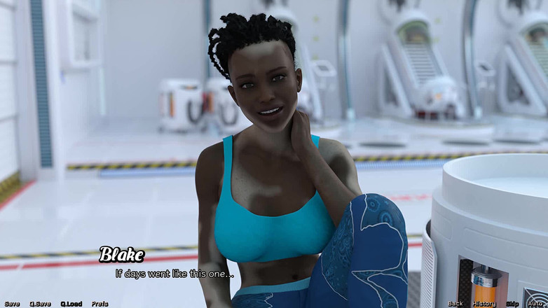 Dirty GamesXxX: 搁浅在太空：和这个辣妹说话。第8集