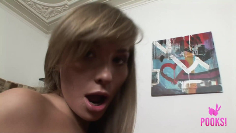 Pooksi: Wet teen Niki squeezes all the cum out of your...
